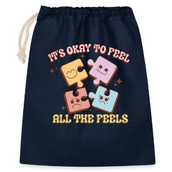 Mental health - Gift Bag 40 x 50 cm - navy - Front