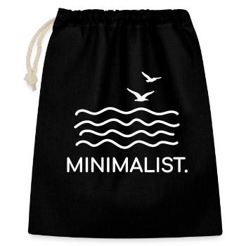 MINIMALIST - OCEAN - Gift Bag 40 x 50 cm - black - Front