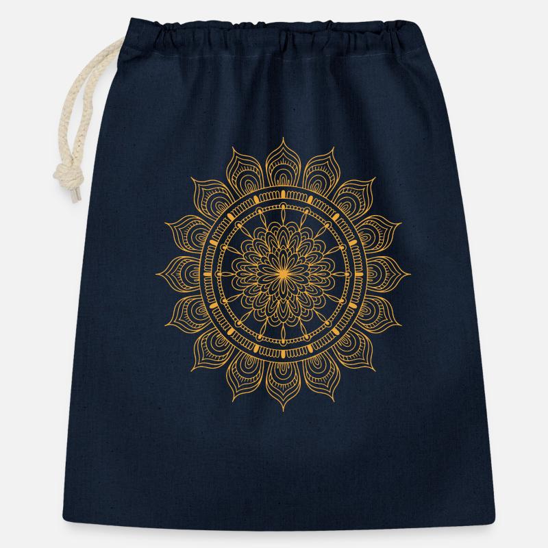mandala - Sac cadeau 40 x 50 cm - marine