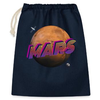 Mars - Série Espace Extra-Atmosphérique - Sac cadeau 40 x 50 cm - marine - Devant