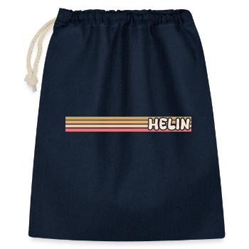 Style Heli - Geschenkbeutel aus Baumwolle (40 x 50 cm) - Navy - Vorne