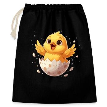 Chicks from the Egg – Happy Departure - Gift Bag 40 x 50 cm - black - Front