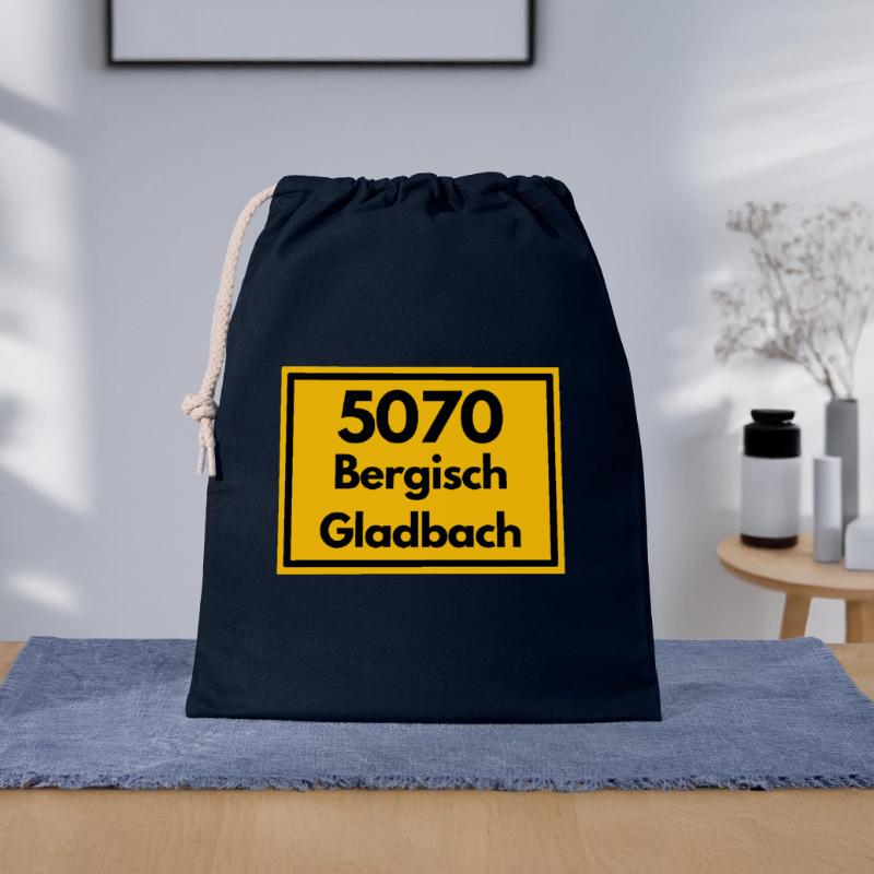 OLD POSTCODE POSTCODE RETRO 5070 BERGISCHGLADBACH Gift Bag 40 x 50 cm