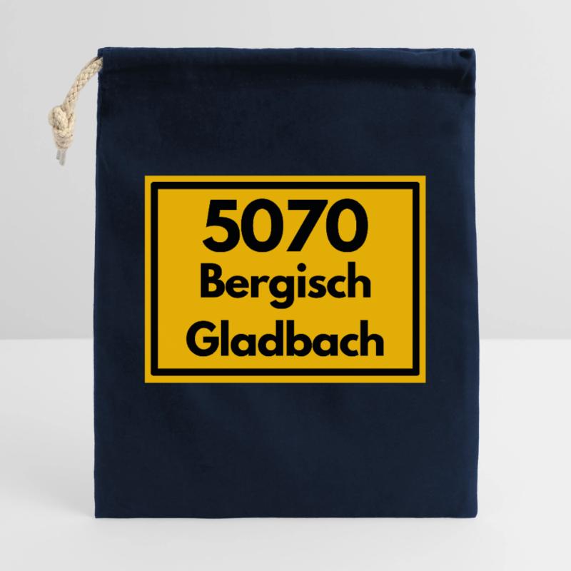 OLD POSTCODE POSTCODE RETRO 5070 BERGISCHGLADBACH Gift Bag 40 x 50 cm