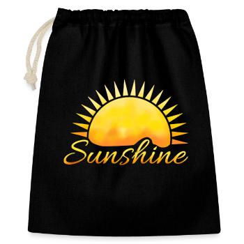 Sunshine - Gift Bag 40 x 50 cm - black - Front
