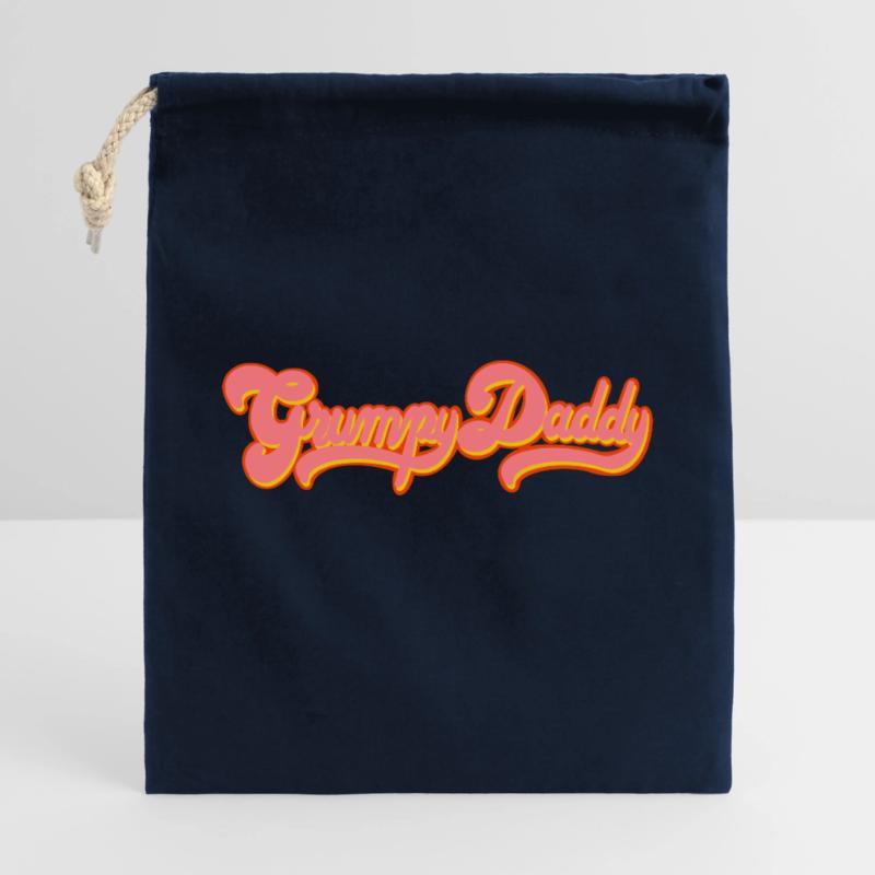 Script rétro de Grumpy Daddy - « Exploitation » en couleur Sac cadeau 40 x 50 cm