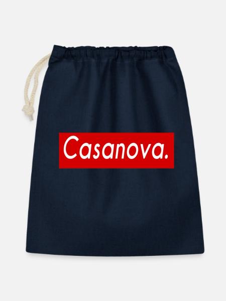 casanova - Geschenkbeutel aus Baumwolle (40 x 50 cm) - Navy