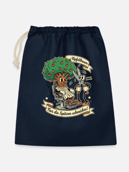 Apfelbaum Pfleger - Geschenkbeutel aus Baumwolle (40 x 50 cm) - Navy