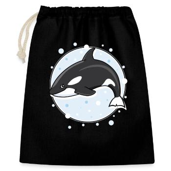 Killer whale - Gift Bag 40 x 50 cm - black - Front