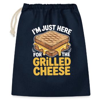 Grilled Cheese Lover - I'm Just Here - Gift Bag 40 x 50 cm - navy - Front