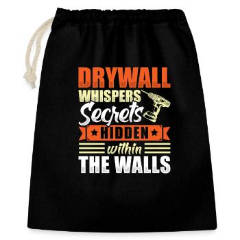 Drywall Drywall Builder Drywall Fitter - Gift Bag 40 x 50 cm - black - Front