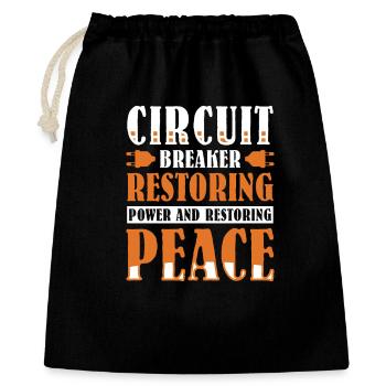 Electrician, Electronics Technician, Electrician - Gift Bag 40 x 50 cm - black - Front