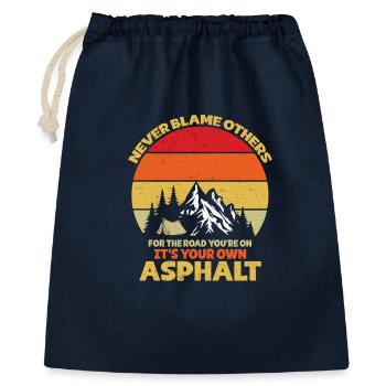 Camping Scouts Mountain Hiking Forest Campers - Gift Bag 40 x 50 cm - navy - Front