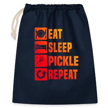 Pickleball Athlet Geschenk für pickleball pro Fans - Geschenkbeutel aus Baumwolle (40 x 50 cm) - Navy - Vorne