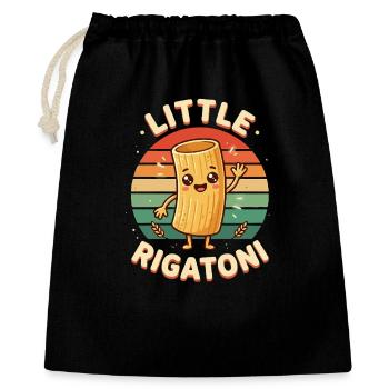 Petit personnage Rigatoni - Sac cadeau 40 x 50 cm - noir - Devant