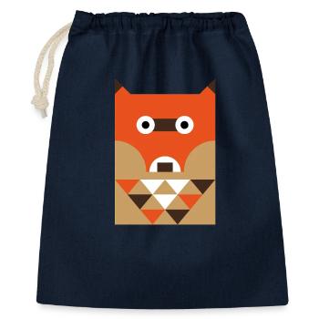 Renard - Sac cadeau 40 x 50 cm - marine - Devant
