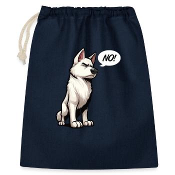 Pas de bergers blancs, bergers bergers - Sac cadeau 40 x 50 cm - marine - Devant