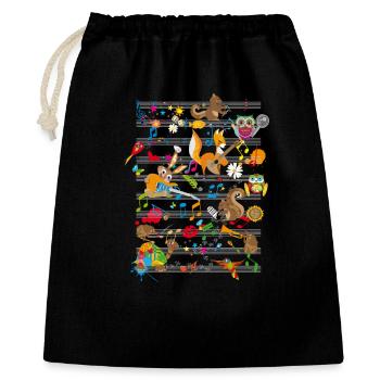 Concert of Animals - Gift Bag 40 x 50 cm - black - Front