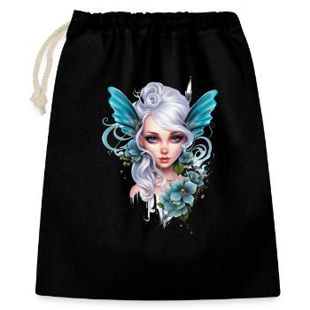 Fairy Creatures with Butterfly Ears – Fantasy - Gift Bag 40 x 50 cm - black - Front