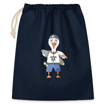 The seagull that prefers to surf rather than fly - Gift Bag 40 x 50 cm - navy - Front