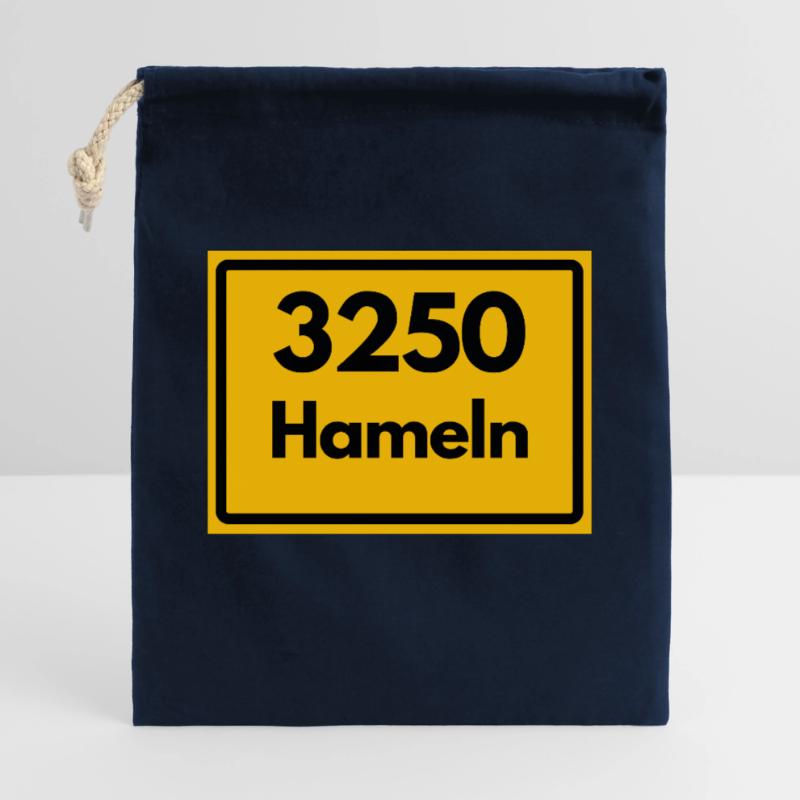 OLD POSTCODE POSTCODE 3250 HAMELN RATTENFÄNGER Gift Bag 40 x 50 cm