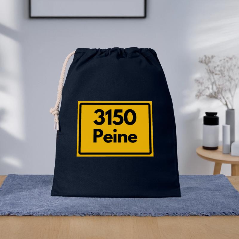 OLD POSTCODE ZIP CODE RETRO 3150 PEINE EULENSTADT Gift Bag 40 x 50 cm