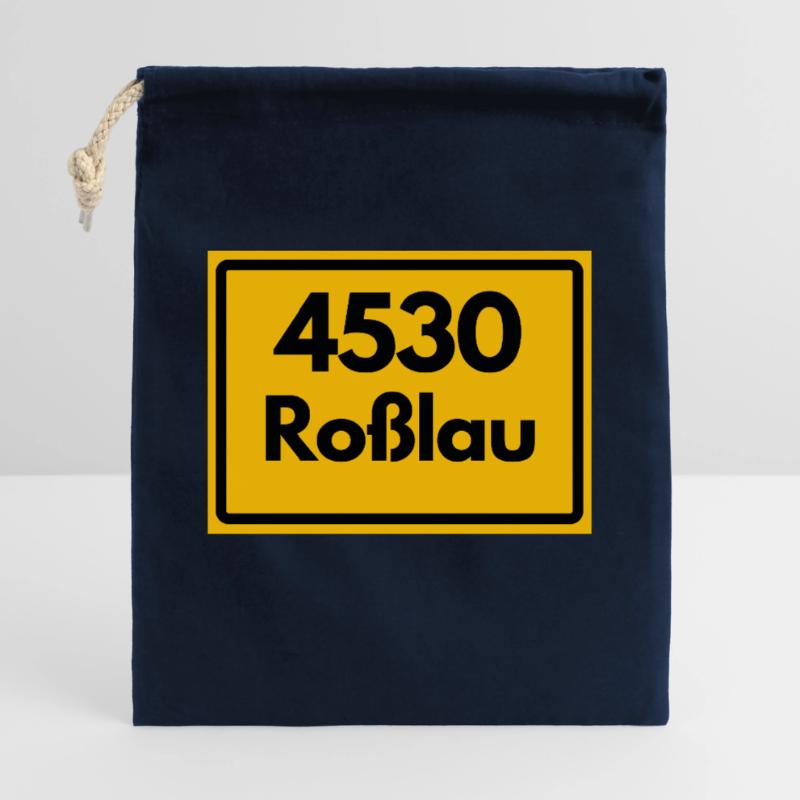 OLD POSTCODE POSTCODE 4530 ROSSLAU HEIMATSTOLZ Gift Bag 40 x 50 cm