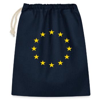 L’Union européenne Étoiles drapeau de l’UE - Sac cadeau 40 x 50 cm - marine - Devant