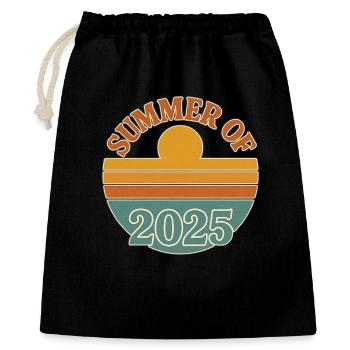 Summer 2025 Retro Design - Gift Bag 40 x 50 cm - black - Front