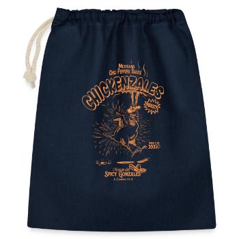Chickenzales - Sac cadeau 40 x 50 cm - marine - Devant