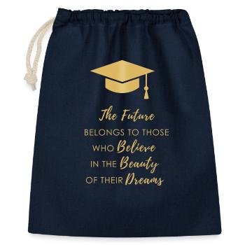 The future belongs to the dreamers - Gift Bag 40 x 50 cm - navy - Front