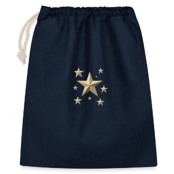Golden Stars Galaxy - Gift Bag 40 x 50 cm - navy - Front