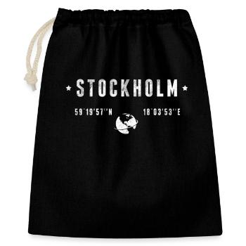 Stockholm - Gift Bag 40 x 50 cm - black - Front