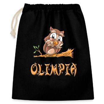Owl Olimpia - Sac cadeau 40 x 50 cm - noir - Devant