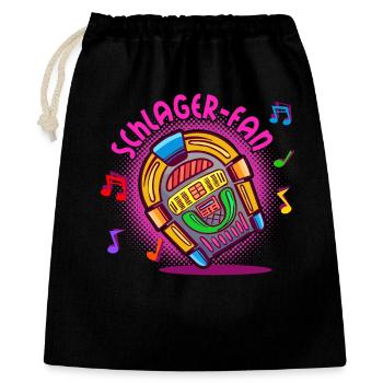 Schlager Fan Schlager Music Music Jukebox Statement - Gift Bag 40 x 50 cm - black - Front