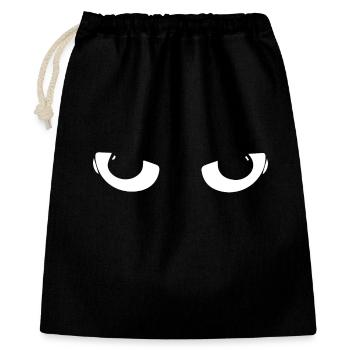 Night Eyes Pair of Eyes Silhouettes - Gift Bag 40 x 50 cm - black - Front