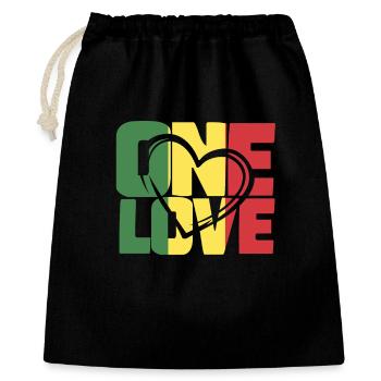One Love Reggae Palette - Gift Bag 40 x 50 cm - black - Front