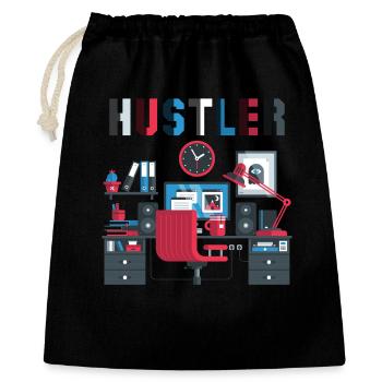 Hustler workhorse - Gift Bag 40 x 50 cm - black - Front