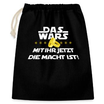 The Wars saying bachelor party wedding eve - Gift Bag 40 x 50 cm - black - Front