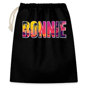 Partner look | Bonnie Clyde relationship darling couple - Gift Bag 40 x 50 cm - black - Front