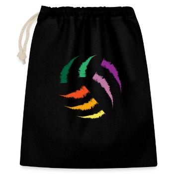 Volleyball Ball Ballsport Sport Beach Team - Gift Bag 40 x 50 cm - black - Front
