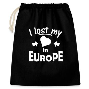 L'Europe  - Sac cadeau 40 x 50 cm - noir - Devant