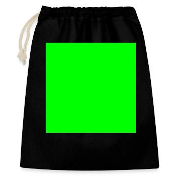 grüner Hintergrund Textur Vorlage personalisieren - Geschenkbeutel aus Baumwolle (40 x 50 cm) - Schwarz - Vorne