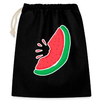 Île des caraïbes pastèque vacances vacances été - Sac cadeau 40 x 50 cm - noir - Devant