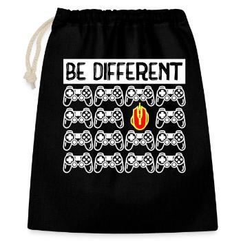 Jeux vidéo Controller Gamer Gamer Gamer - Sac cadeau 40 x 50 cm - noir - Devant