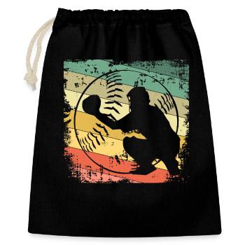 baseball - Gift Bag 40 x 50 cm - black - Front