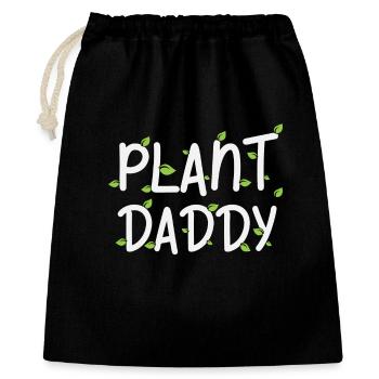 Plant Daddy Cadeau de fête des pères - Sac cadeau 40 x 50 cm - noir - Devant