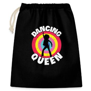 Dancing Queen Roller Disco Outfit 70s - Gift Bag 40 x 50 cm - black - Front