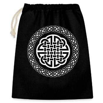 Celtic Knot - Gift Bag 40 x 50 cm - black - Front