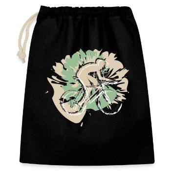 You and your bike - Gift Bag 40 x 50 cm - black - Front